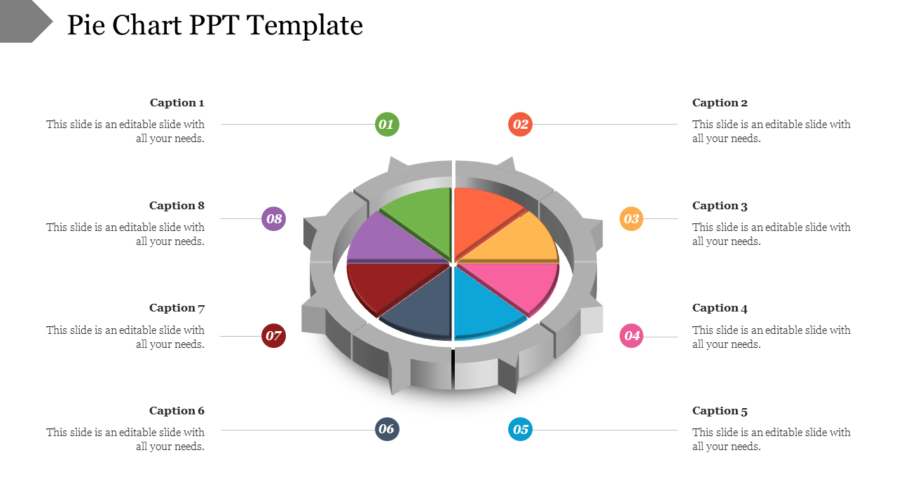 pie chart ppt template